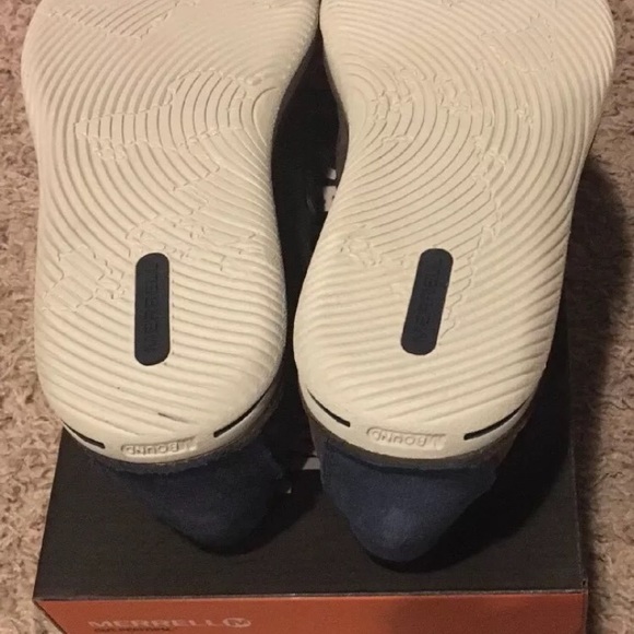 Merrell Men's Bask Moc Slip-On Shoe Brindle NEW - Picture 6 of 6